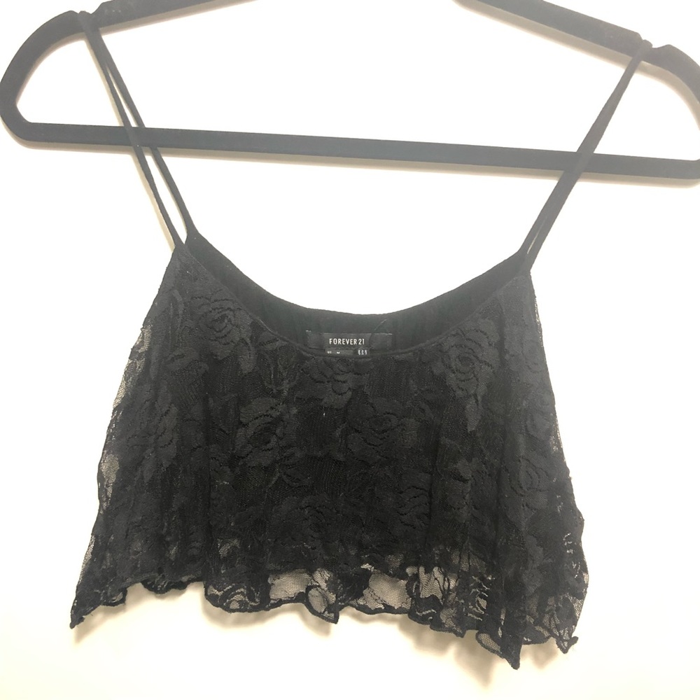Floral Lace Bralette Crop Top